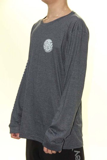 Camiseta Masculina Rip Curl Wettie Pigment Manga Longa - Marinho Mesclado