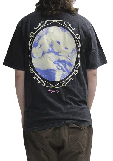 Camiseta Masculina Ripndip Memories Manga Curta Estampada - Preto
