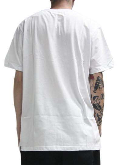 Camiseta Masculina Rusty Color Box Manga Curta Estampada - Branco