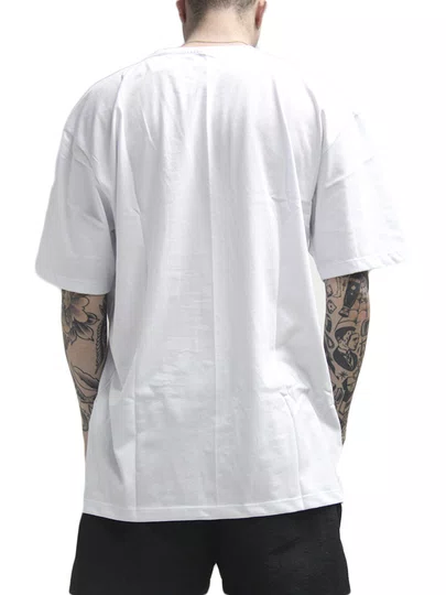 Camiseta Masculina Rusty Essencial Manga Curta Estampada - Branco