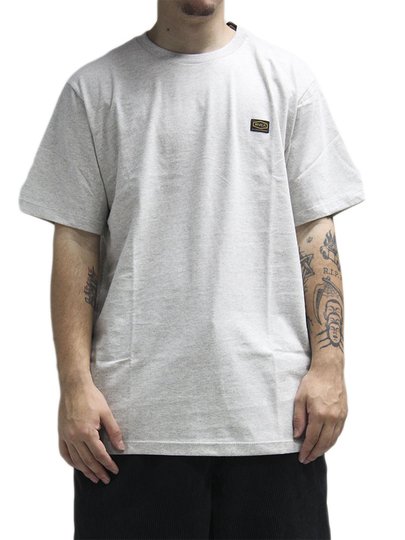 Camiseta Masculina RVCA Americana Label Blend Manga Curta Estampada - Off White