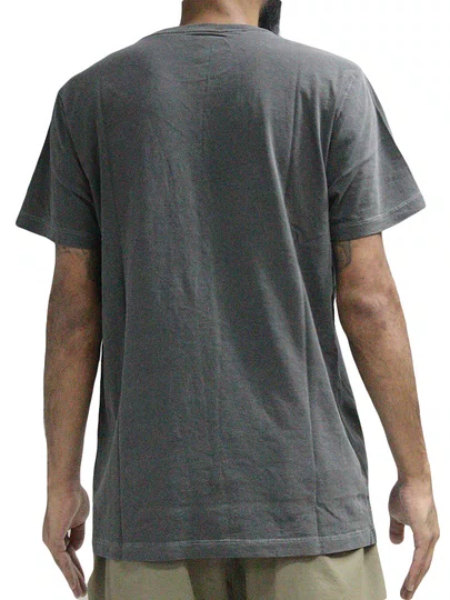 Camiseta Masculina Rvca Big Rvca Manga Curta Estampada - Preto