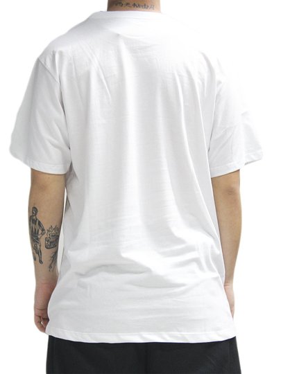 Camiseta Masculina RVCA Flytrap Manga Curta Estampada - Branco