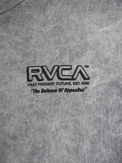 Camiseta Masculina RVCA Foreman Manga Curta Estampada - Cinza/Mescla