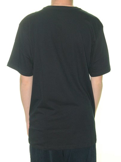 Camiseta Masculina RVCA Global Manga Curta Estampada - Preto