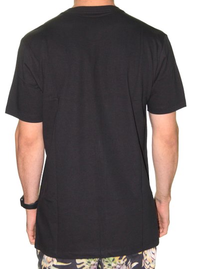 Camiseta Masculina RVCA M/C Motors III Manga Curta Estampada - Preto