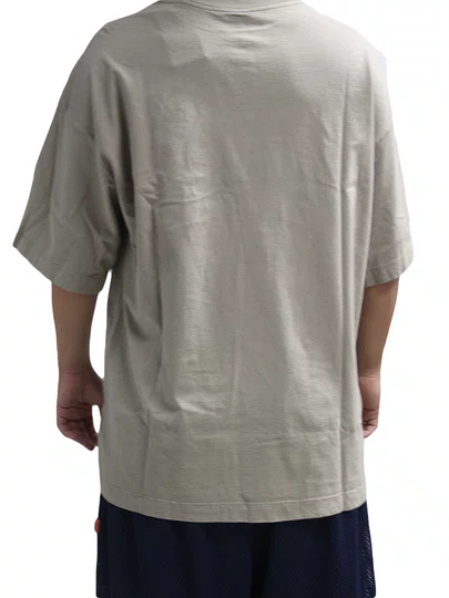 Camiseta Masculina Rvca Oversize Manga Curta Estampada - Bege