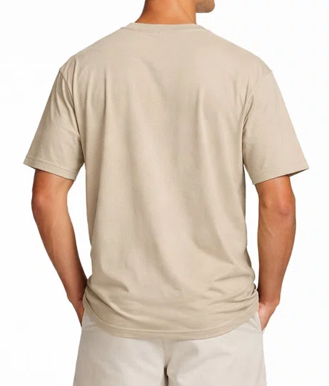 Camiseta Masculina Rvca Pivot Manga Curta Estampada - Areia