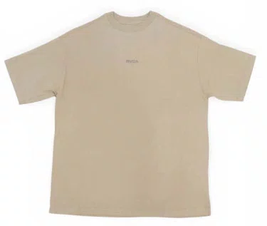 Camiseta Masculina Rvca Pivot Manga Curta Estampada - Areia