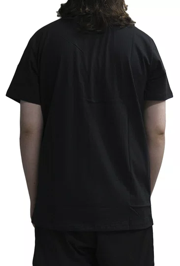Camiseta Masculina Rvca Topo Manga Curta Estampada - Preto