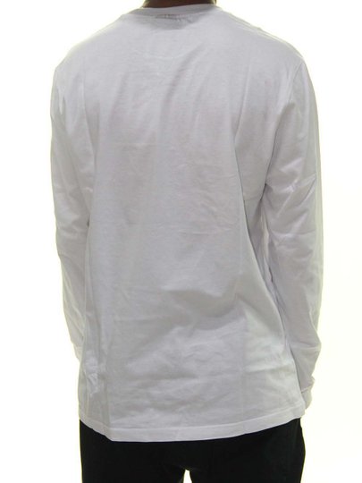 Camiseta Masculina Santa Cruz Classic Dot Manga Longa Estampada - Branco