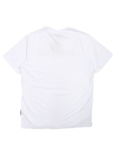 Camiseta Masculina Santa Cruz Classic Strip Manga Curta Estampada - Branco