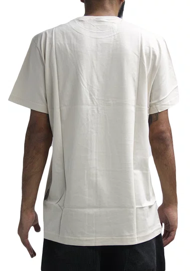 Camiseta Masculina Santa Cruz Classic Strip Manga Curta Estampada - Khaki