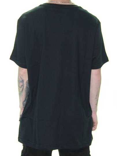 Camiseta Masculina Santa Cruz Classic Strip Manga Curta Estampada - Preto