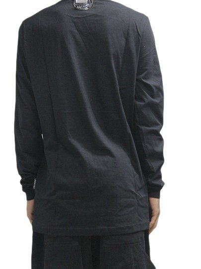 Camiseta Masculina Santa Cruz Manga Longa Estampada - Preto