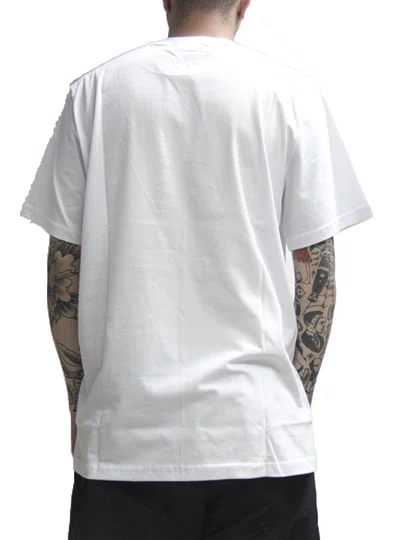 Camiseta Masculina Santa Cruz Peace Hand Manga Curta Estampada - Branco