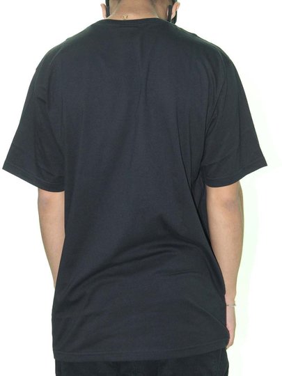 Camiseta Masculina Santa Cruz Screaming Hand Chest Manga Curta Estampada - Preto