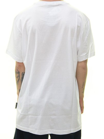 Camiseta Masculina Santa Cruz Screaming Hand Manga Curta - Branco
