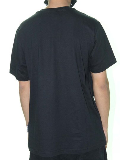 Camiseta Masculina Santa Cruz Screaming Hand Manga Curta Estampada - Preto