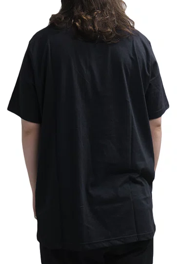 Camiseta Masculina Santa Cruz Simplified Big Manga Curta Estampada - Preto
