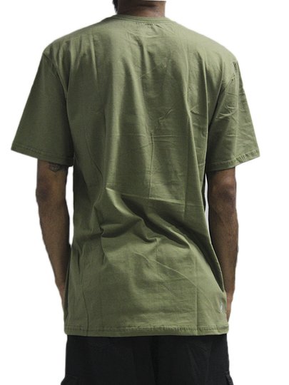 Camiseta Masculina Session Aqui Vive Um Skateboard Manga Curta Estampada - Verde