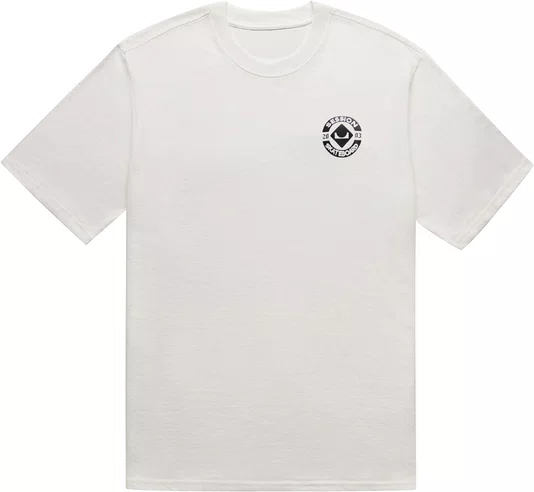 Camiseta Masculina Session Chest Logo Manga Curta Estampada - Branco