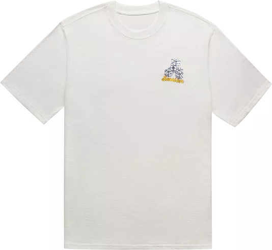 Camiseta Masculina Session Dice Manga Curta Estampada - Branco