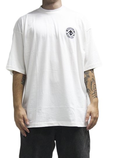 Camiseta Masculina Session Eagle Manga Curta Estampada - Branco