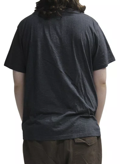 Camiseta Masculina Session Mini Chest Logo Manga Curta Estampada - Chumbo