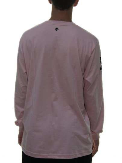 Camiseta Masculina Session Skateboard Manga Longa - Rosa