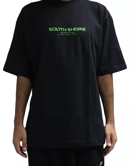 Camiseta Masculina South Shore 15 Box Manga Curta Estampada - Off White