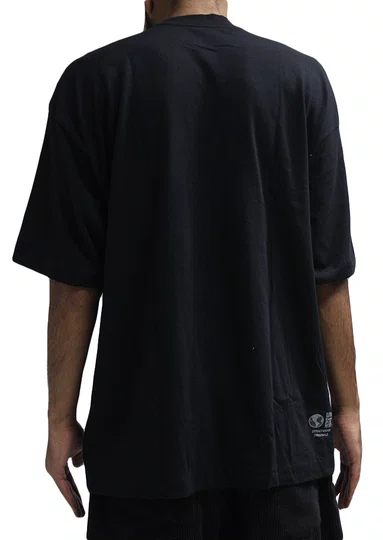 Camiseta Masculina South Shore 15 Gang Manga Curta Estampada - Preto
