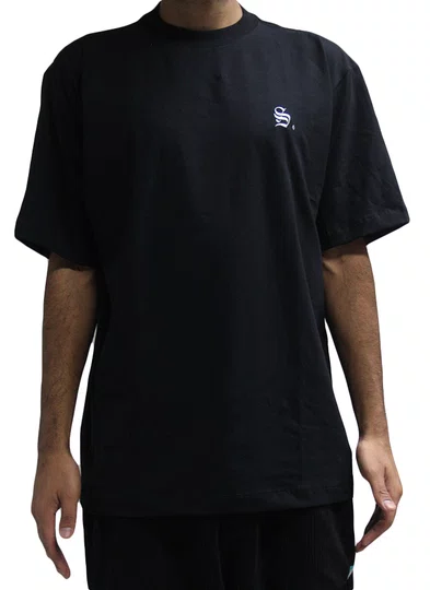 Camiseta Masculina South Shore Ctt Box Manga Curta Estampada - Preto
