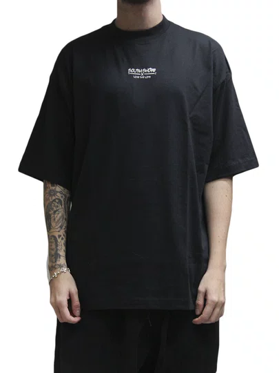 Camiseta Masculina South Shore Oversized In The Life Manga Curta Estampada 