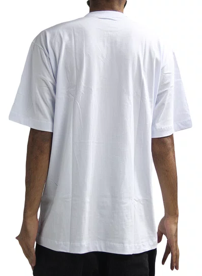 Camiseta Masculina South Shore Square Manga Curta Estampada - Branco