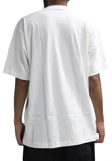 Camiseta Masculina South Shore Square Manga Curta Estampada - Off White