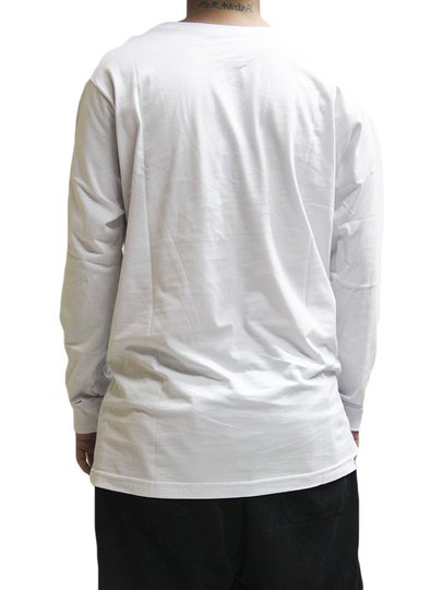 Camiseta Masculina South To South Manga Longa Estampada - Branco
