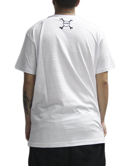 Camiseta Masculina South To South Pirate Manga Curta Estampada - Branco