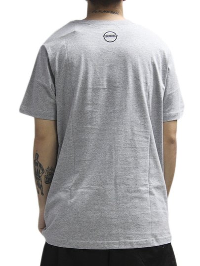 Camiseta Masculina South To South VP Blls Xoq Rua Manga Curta Estampada - Cinza/Mescla