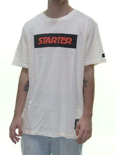 Camiseta Masculina Starter Estampada Manga Curta Estampada - Off White