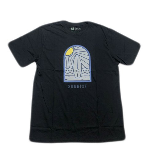 Camiseta Masculina Surf Scream Manga Curta Estampada - Preto