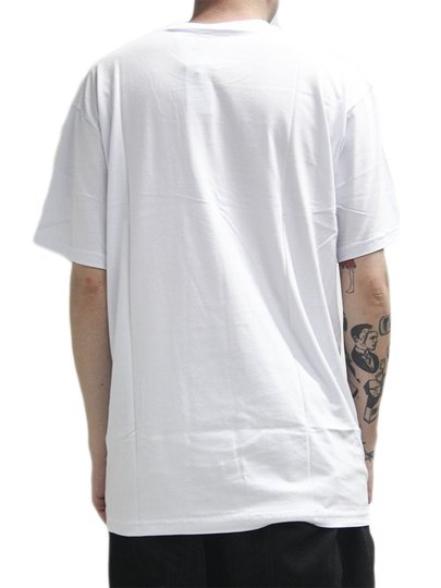 Camiseta Masculina Thrasher Blood Drip Manga Curta Estampada - Branco