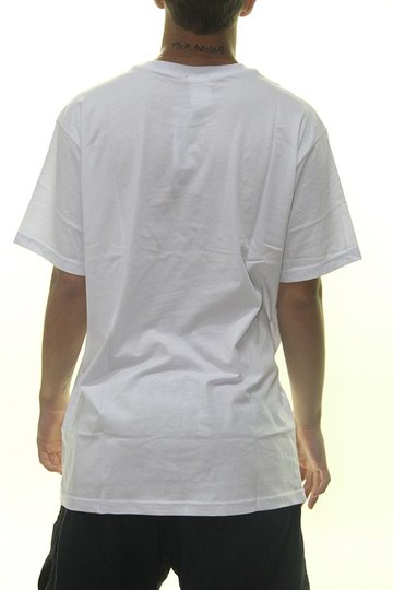 Camiseta Masculina Thrasher Flame Manga Curta Estampada - Branco