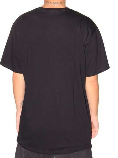 Camiseta Masculina Vans Classic Manga Curta Estampada - Preto