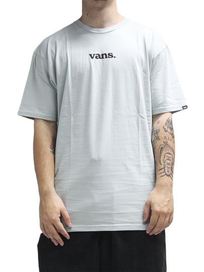 Camiseta Masculina Vans Lower Core Manga Curta Estampada - Verde Água