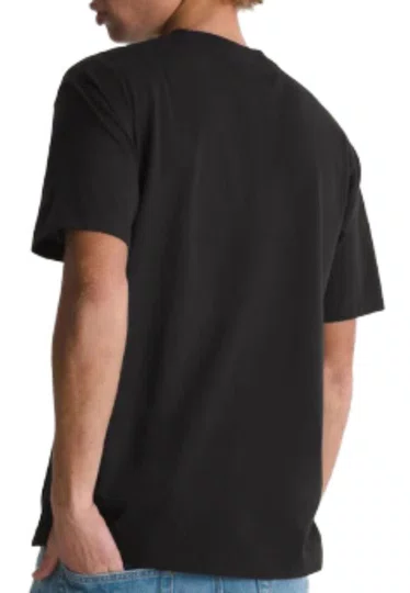 Camiseta Masculina Vans New Classic Manga Curta Estampada - Preto