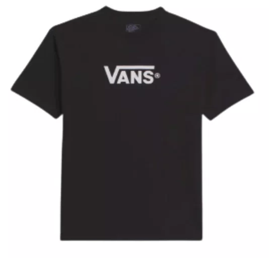Camiseta Masculina Vans New Classic Manga Curta Estampada - Preto