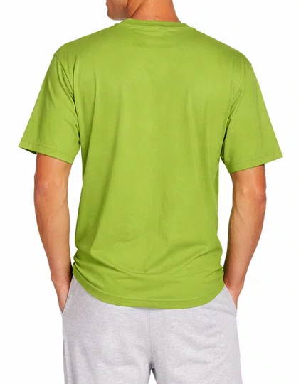 Camiseta Masculina Vans New Left Chest Manga Curta Estampada - Verde