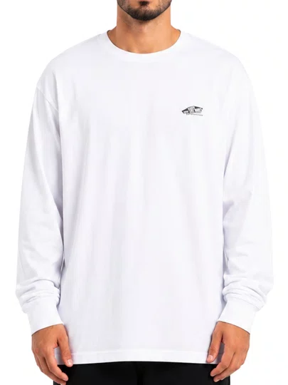 Camiseta Masculina Vans Skate Classics Manga Longa - Branco