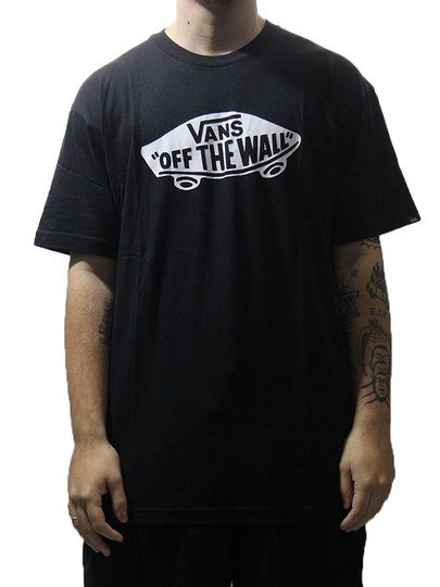 Camiseta Masculina Vans Style 76 Front SS - Preto
